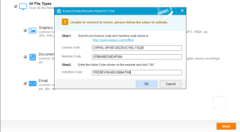 easeus data recovery wizard 12.9 serial key