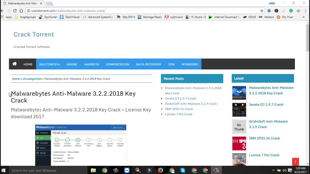 Malwarebytes Anti Malware Serial Key 2018
